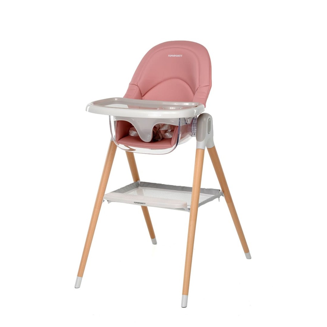 Bonito 2-in-1 Pink High Chair for Children - By Foppapedretti