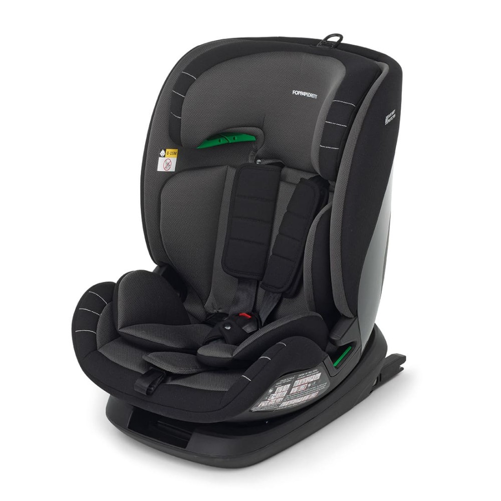 PitStop I-Size Black Car Seat for Children - By Foppapedretti