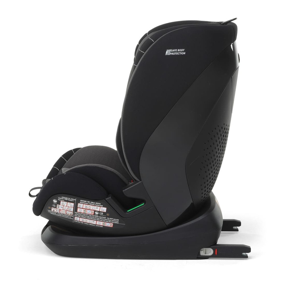 PitStop I-Size Black Car Seat for Children - By Foppapedretti