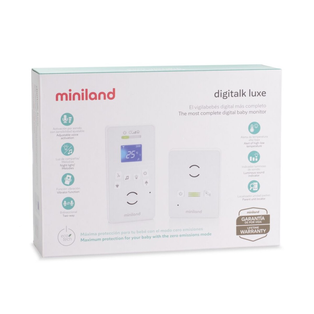 Audio baby monitor Digitalk Luxe - Miniland