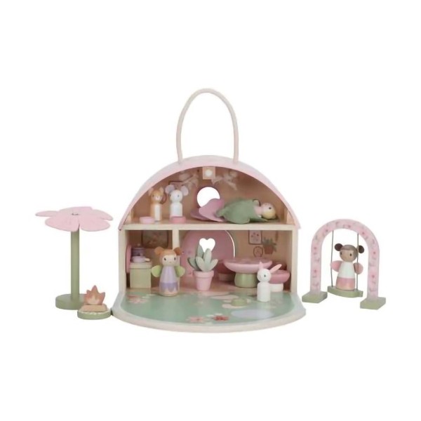 Fantasy and Creative Play Wooden Fairy House - Little Dutch