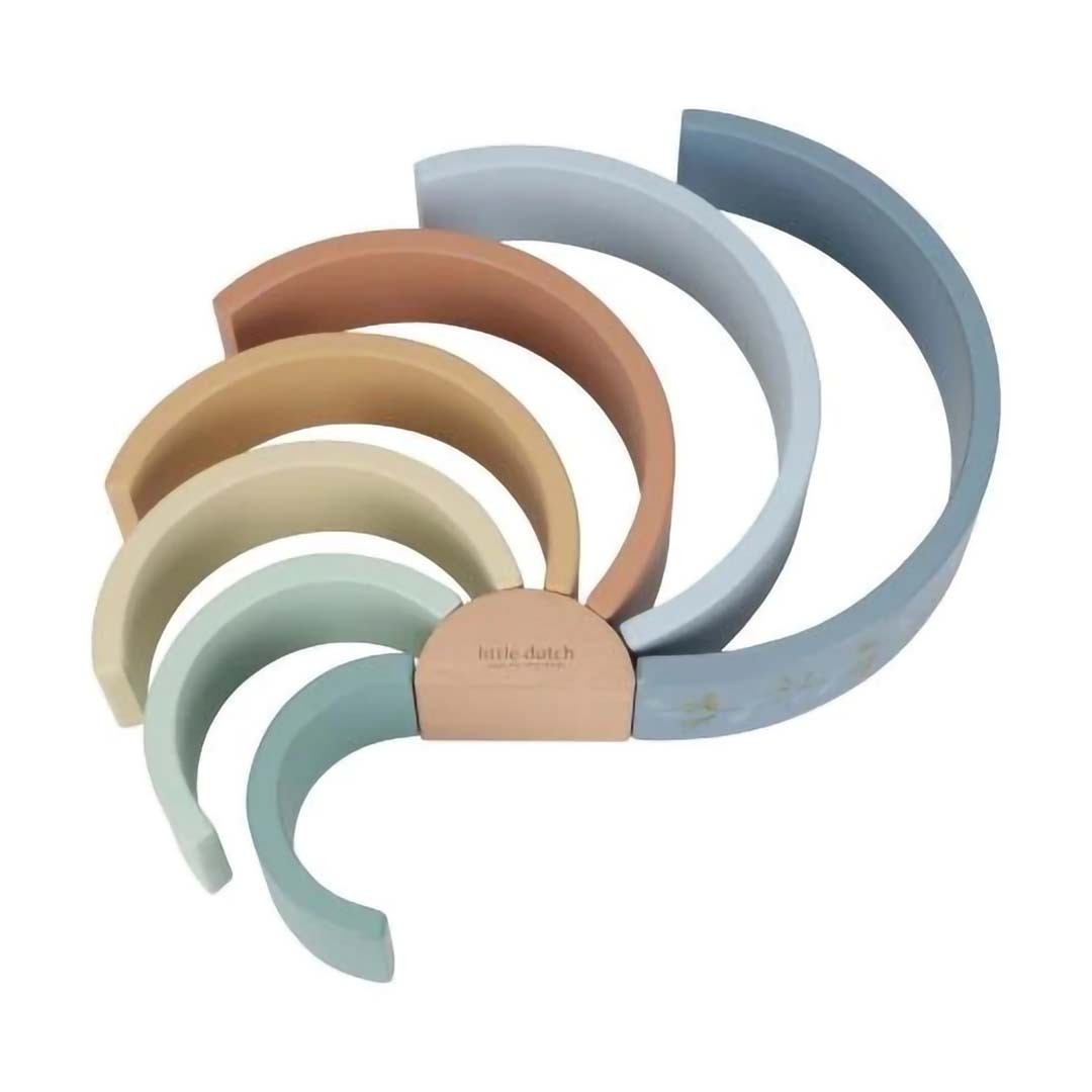 Gioco Educativo Montessori Arcobaleno da Impilare - Little Dutch