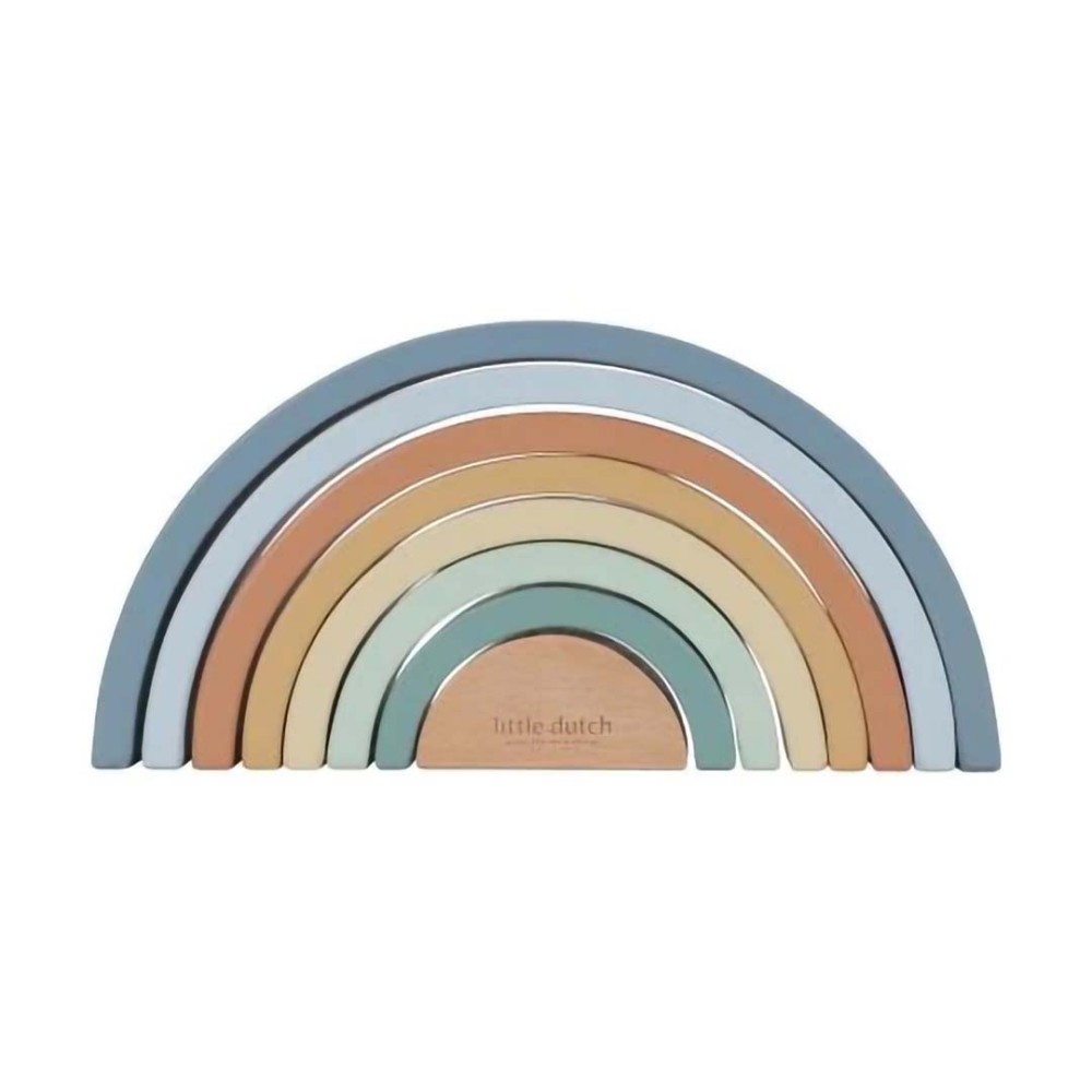 Gioco Educativo Montessori Arcobaleno da Impilare - Little Dutch