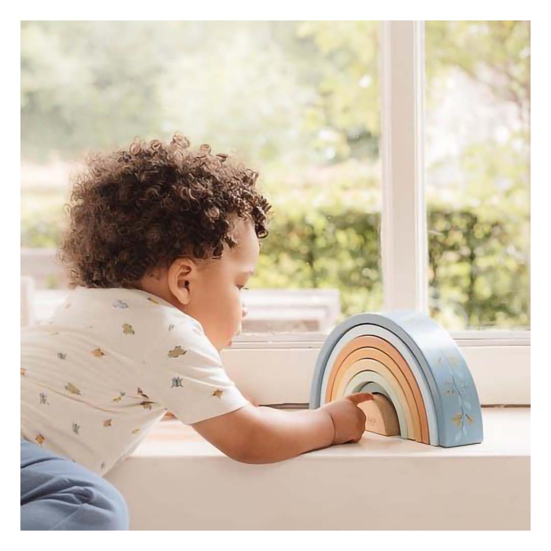 Gioco Educativo Montessori Arcobaleno da Impilare - Little Dutch