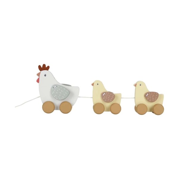 Pull-Along Chicks First Steps Toy - Little Dutch