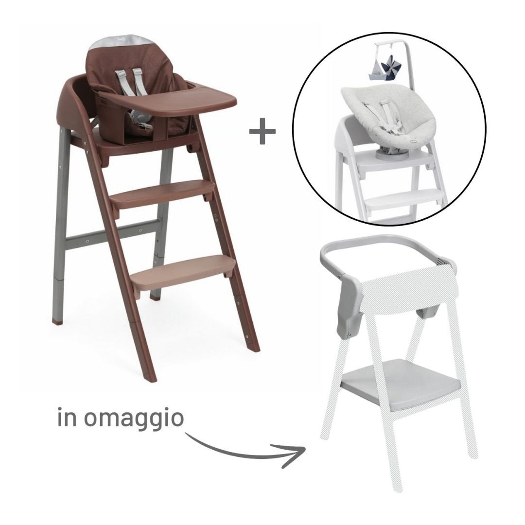 Crescendo Up e Sdraietta Neonato con Torre D'apprendimento Omaggio - Chicco
