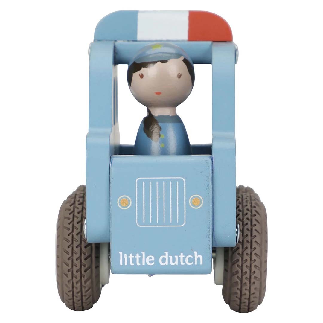 Macchina della Polizia in Legno Giocattolo per Bambini - Little Dutch