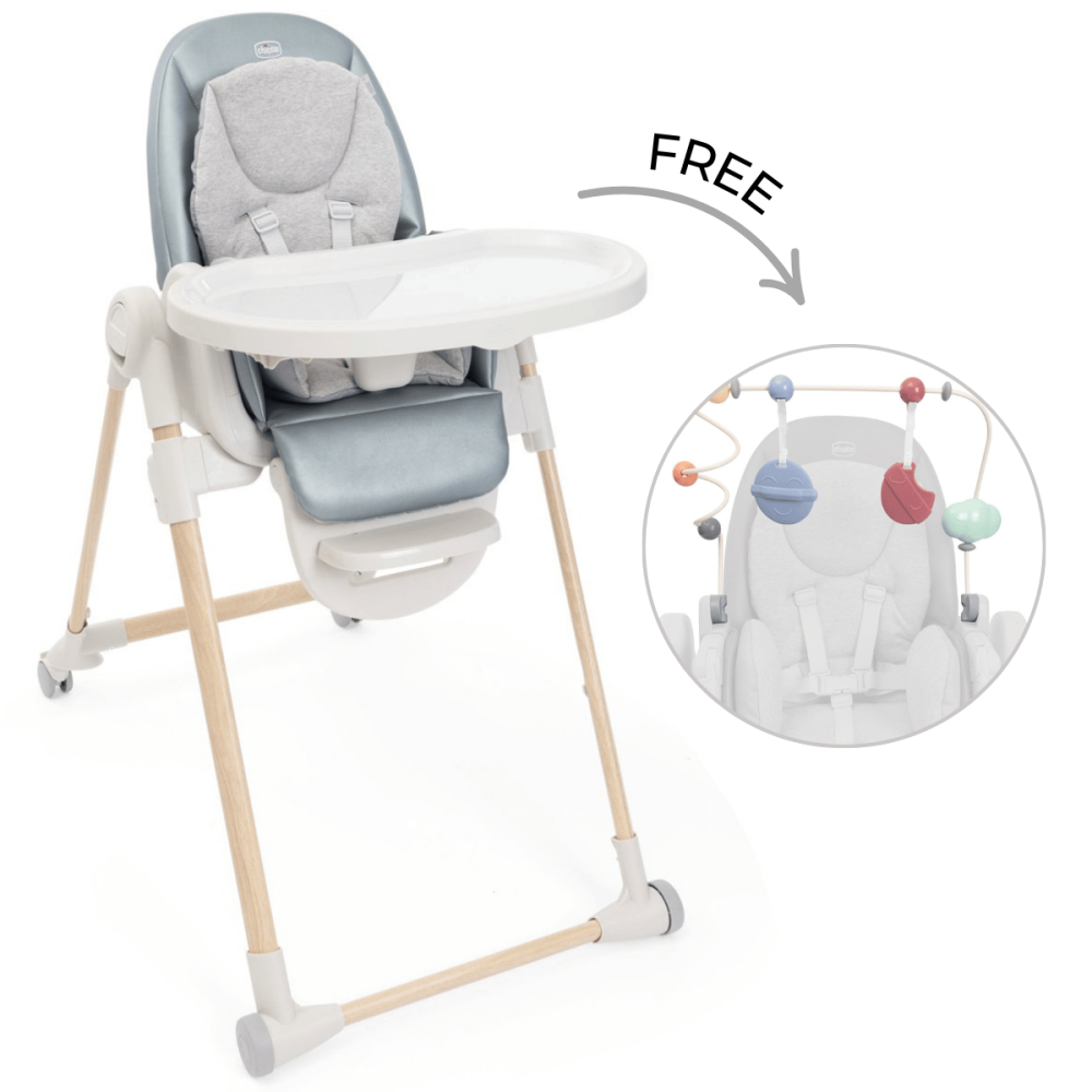 Polly Armonia Highchair with Free Toy Bar - Chicco