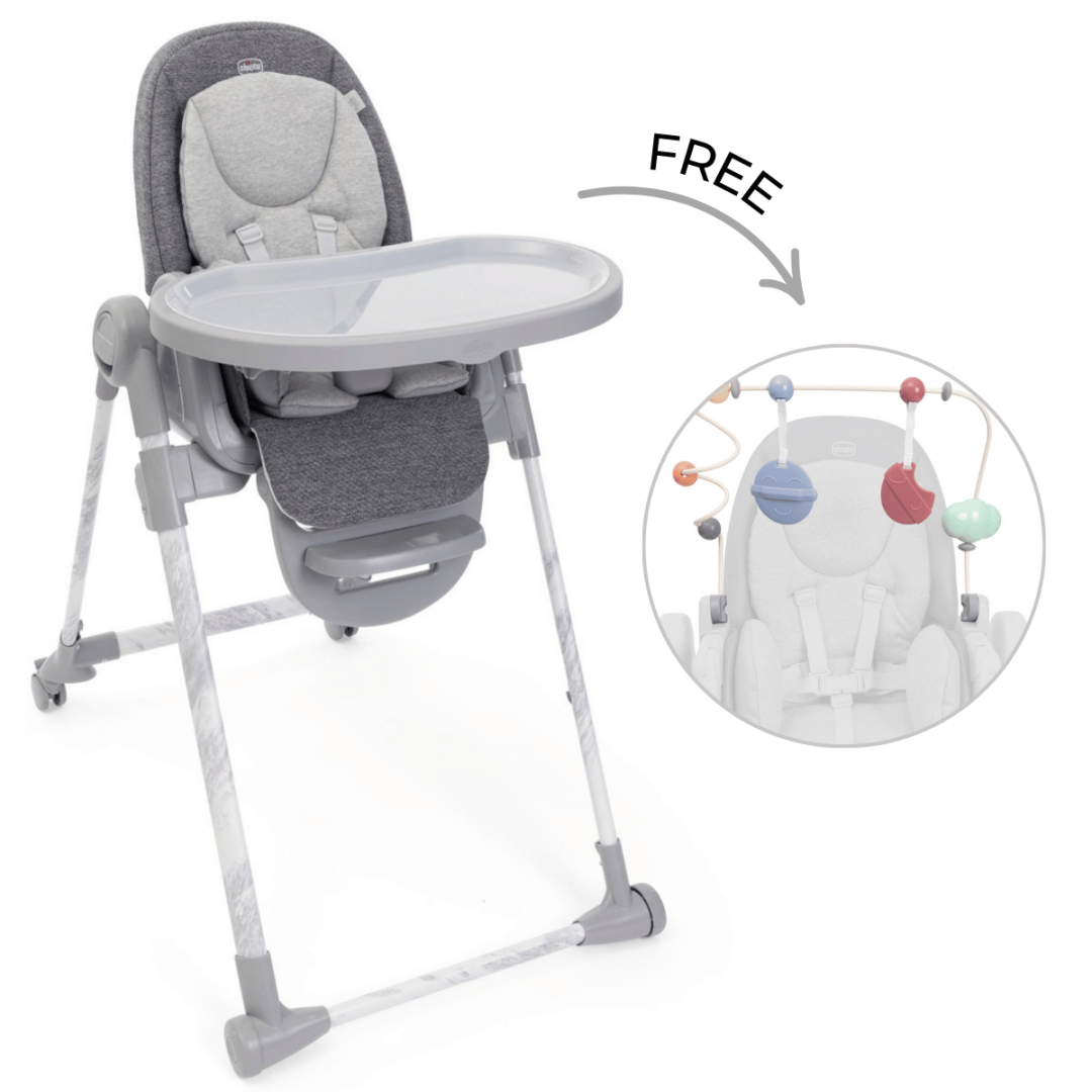 Seggiolone Polly Armonia con Barra Giochi in Omaggio - Chicco