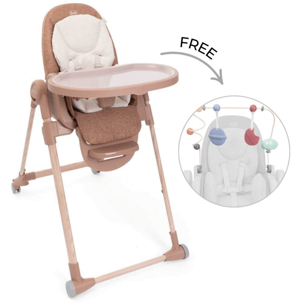 Seggiolone Polly Armonia con Barra Giochi in Omaggio - Chicco