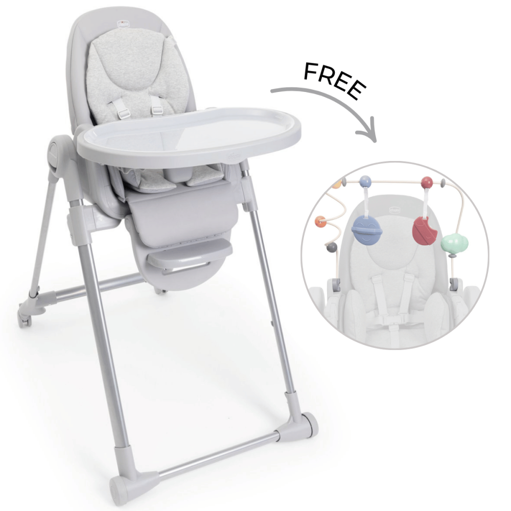 Polly Armonia Highchair with Free Toy Bar - Chicco