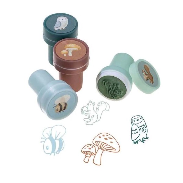 Set of 16 Forest Friends Stampers - Little Dutch