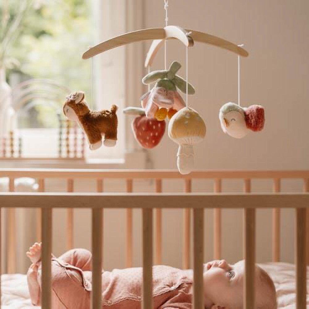 Musical Mobile for Babies with Soft Peluches - Little Dutch
