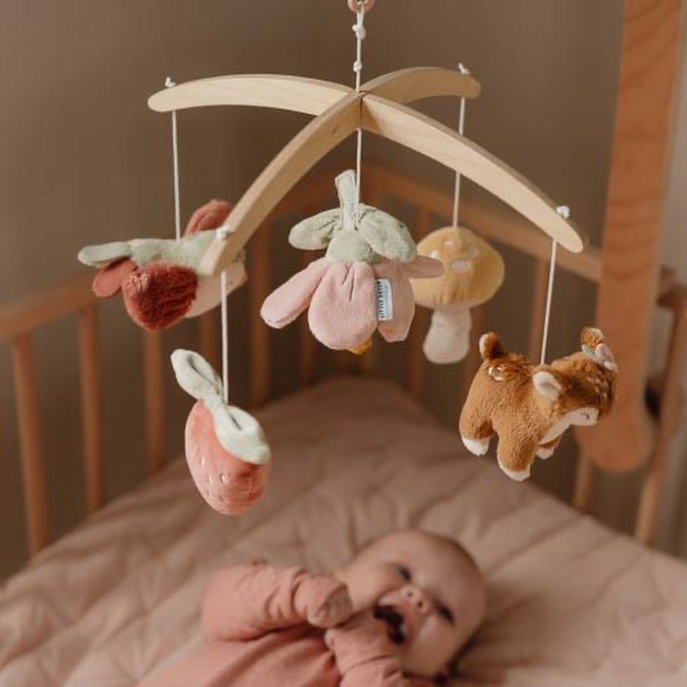 Musical Mobile for Babies with Soft Peluches - Little Dutch