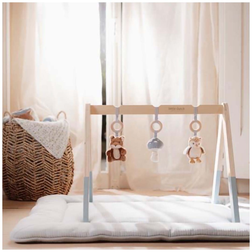 Sensory Play Gym with Plush Toys for Newborns - Little Dutch