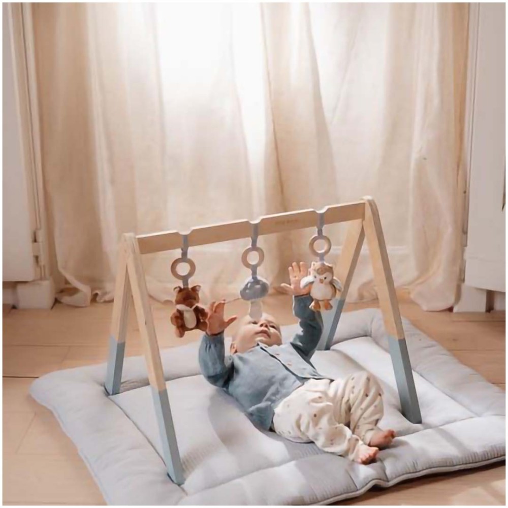 Sensory Play Gym with Plush Toys for Newborns - Little Dutch
