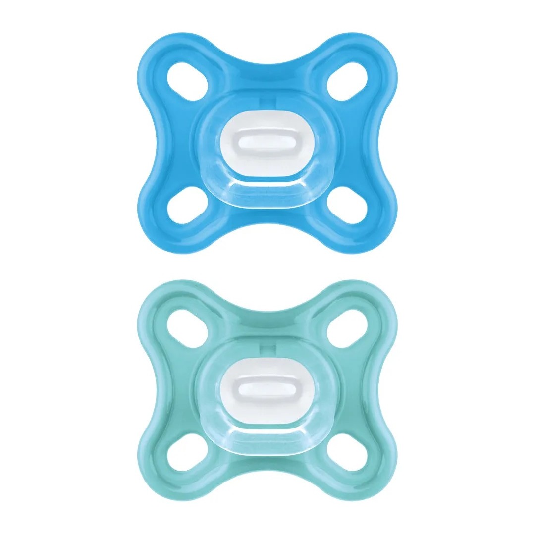 Set of 2 silicone pacifiers - MAM Comfort 0-3 months - MAM Baby