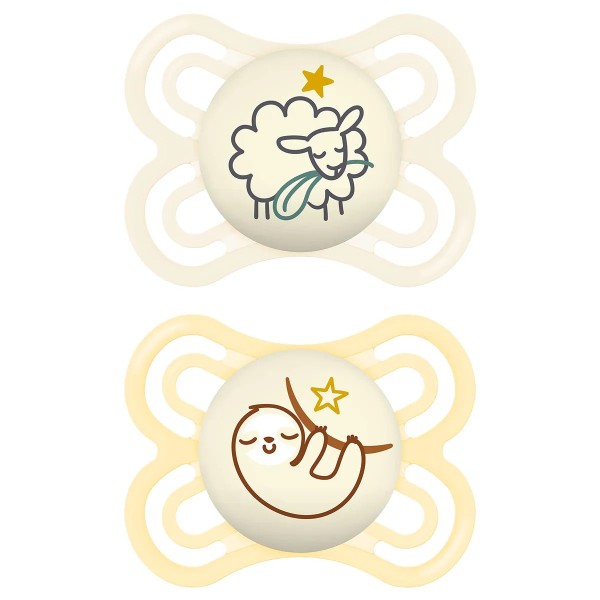 Set of 2 pacifiers - MAM Perfect Night 2-6 months - MAM Baby