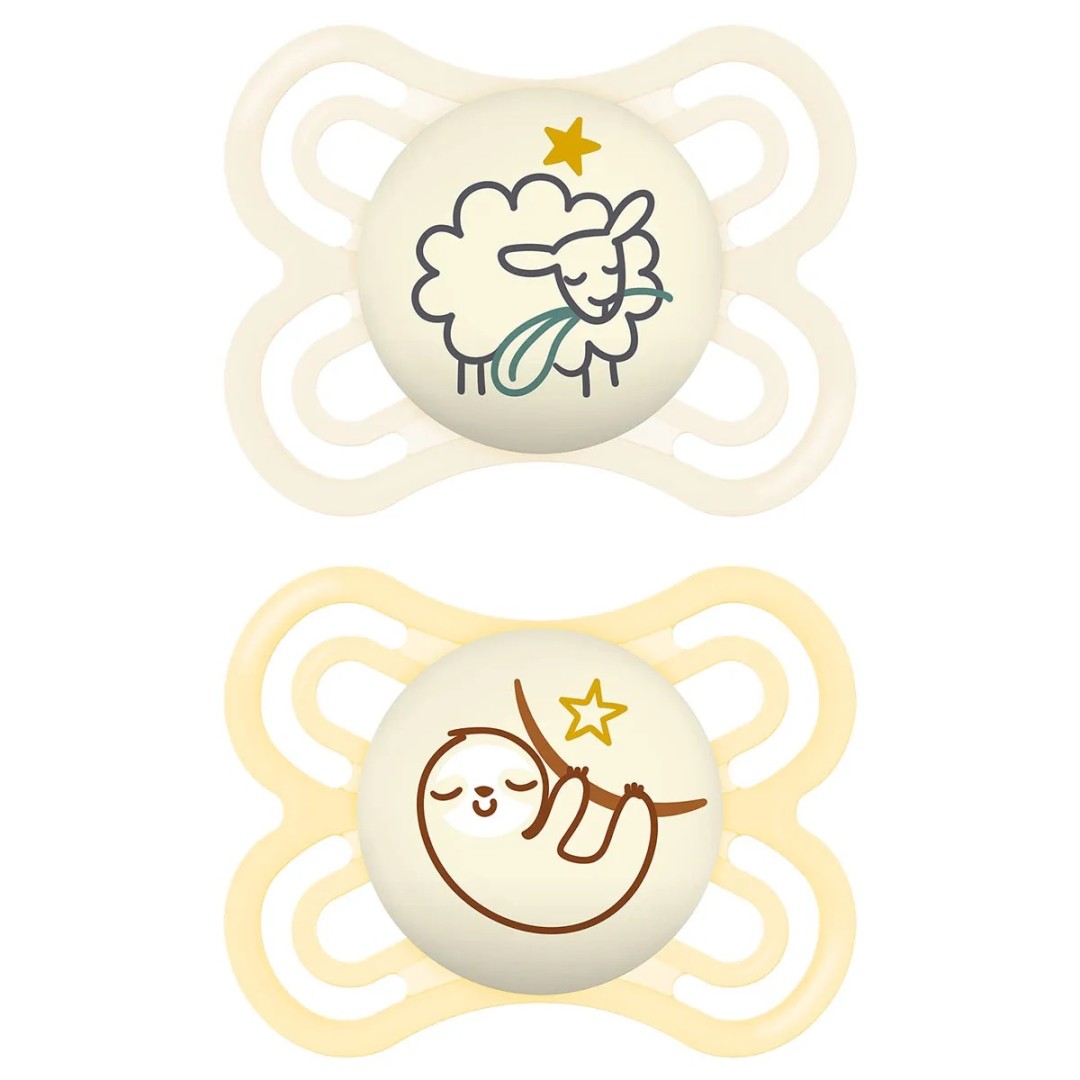 Set of 2 pacifiers - MAM Perfect Night 2-6 months - MAM Baby