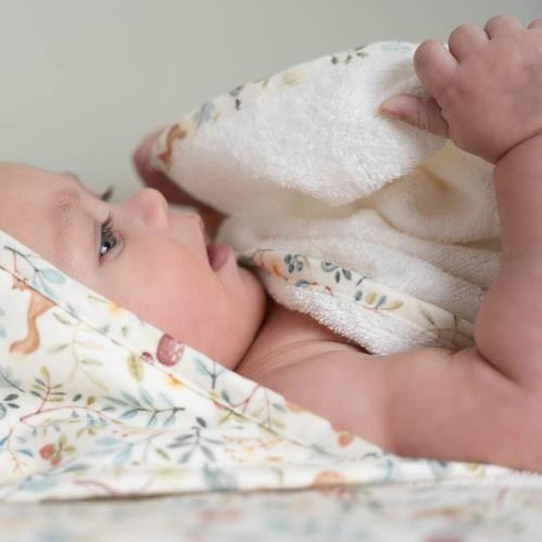 Baby's Hooded Towel Forest Wonders - Little Dutch