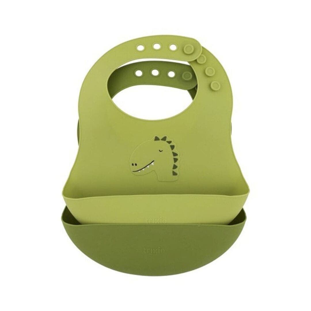 Set 2 bavaglini Trixie in silicone per bambini - Trixie