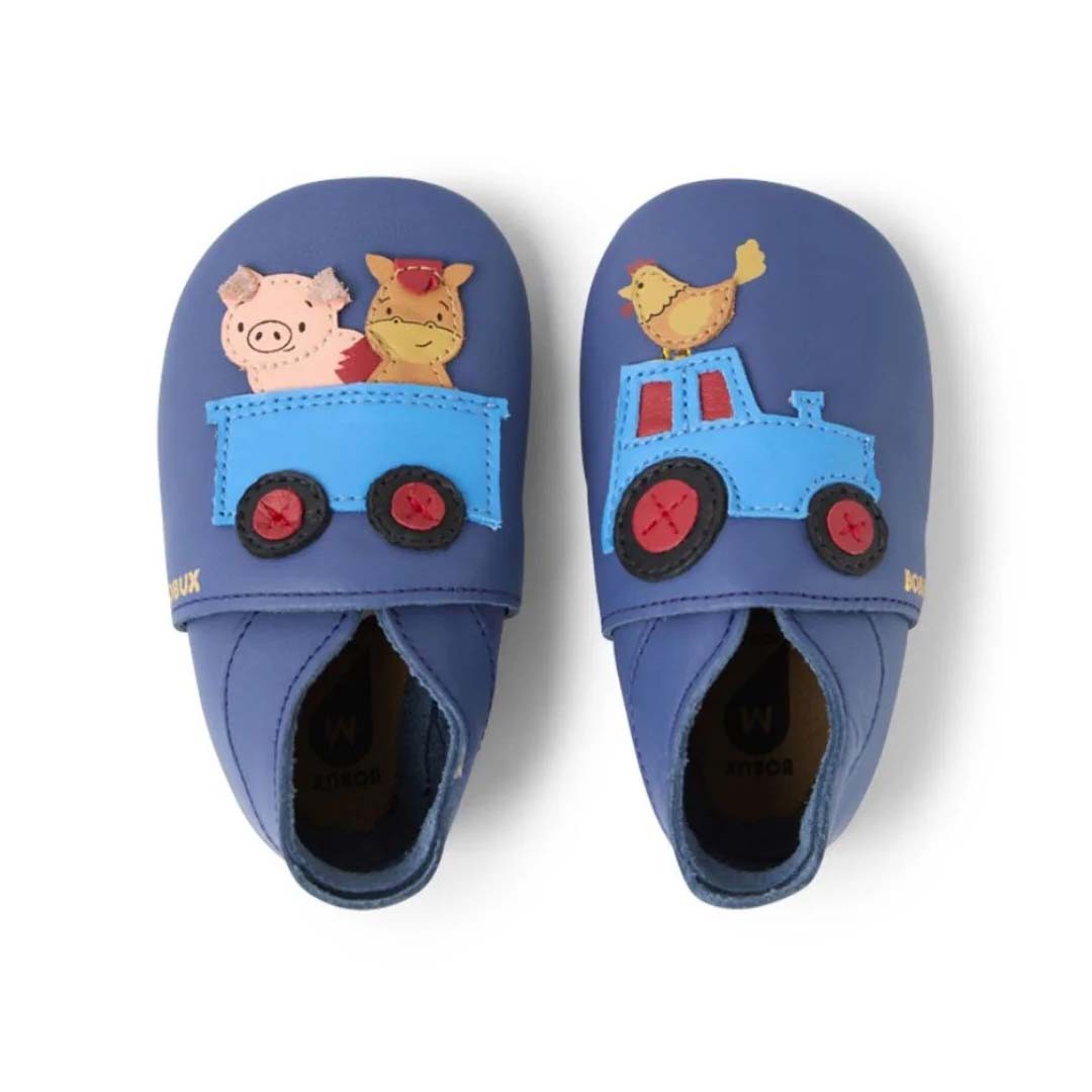 Baby First Walking Shoes Blue Indigo - Bobux
