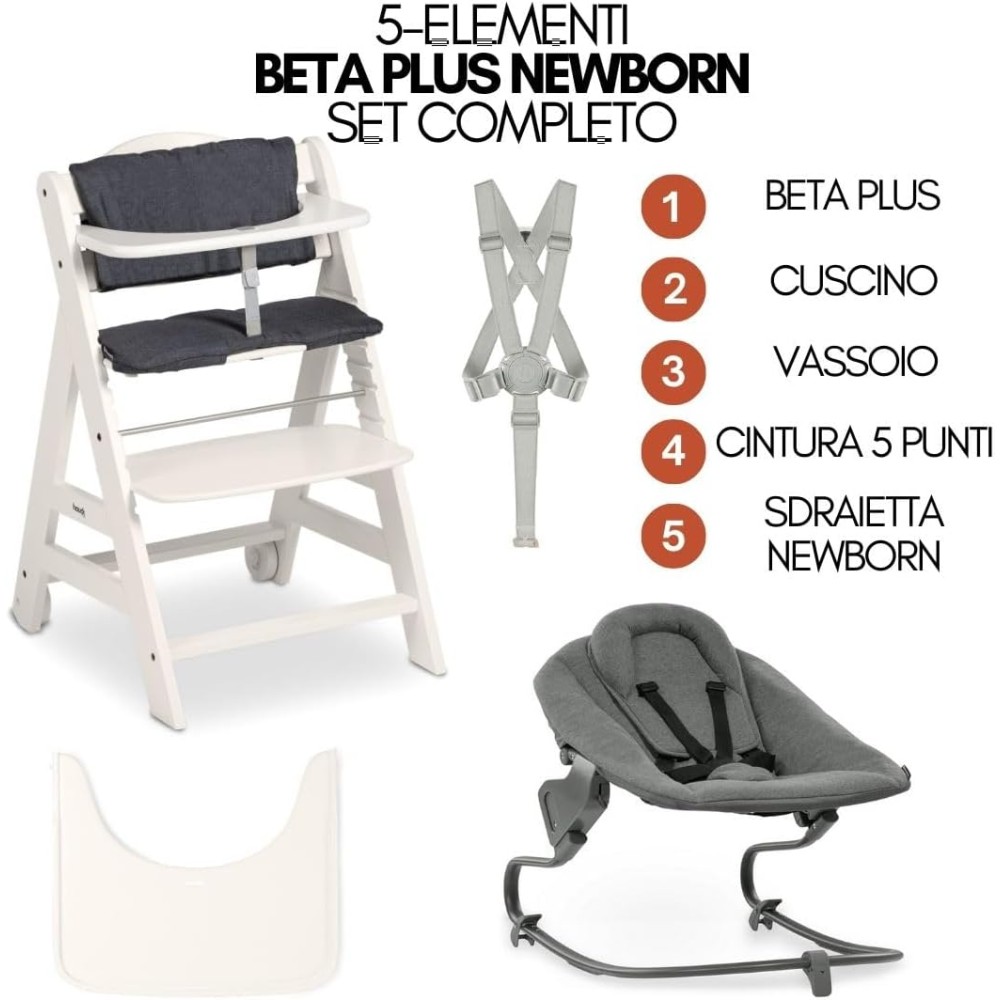 Seggiolone evolutivo 6 in 1 - Hauck