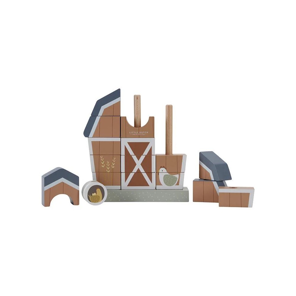 Stacking Block Farm - Little Farm - Little Dutch