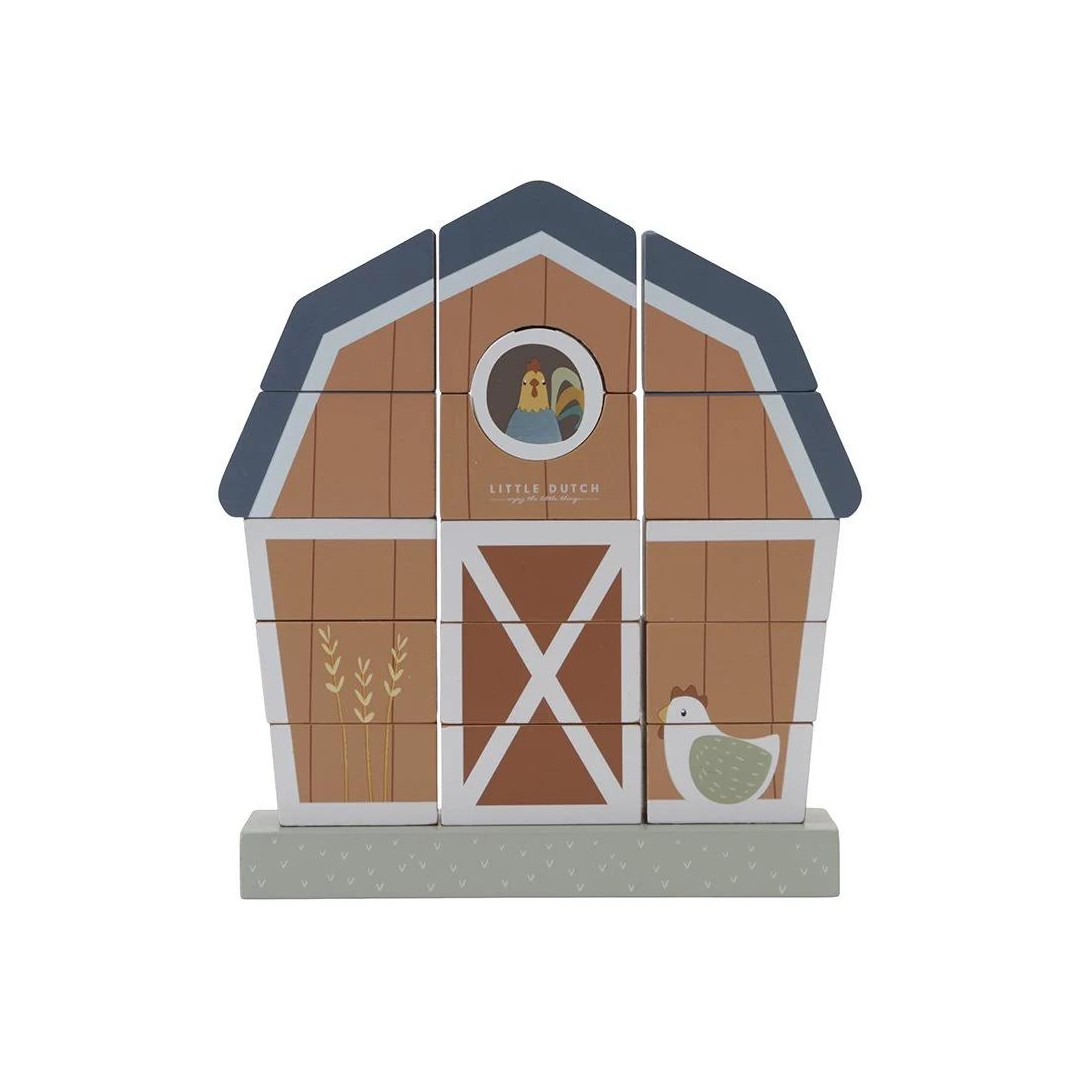 Stacking Block Farm - Little Farm - Little Dutch