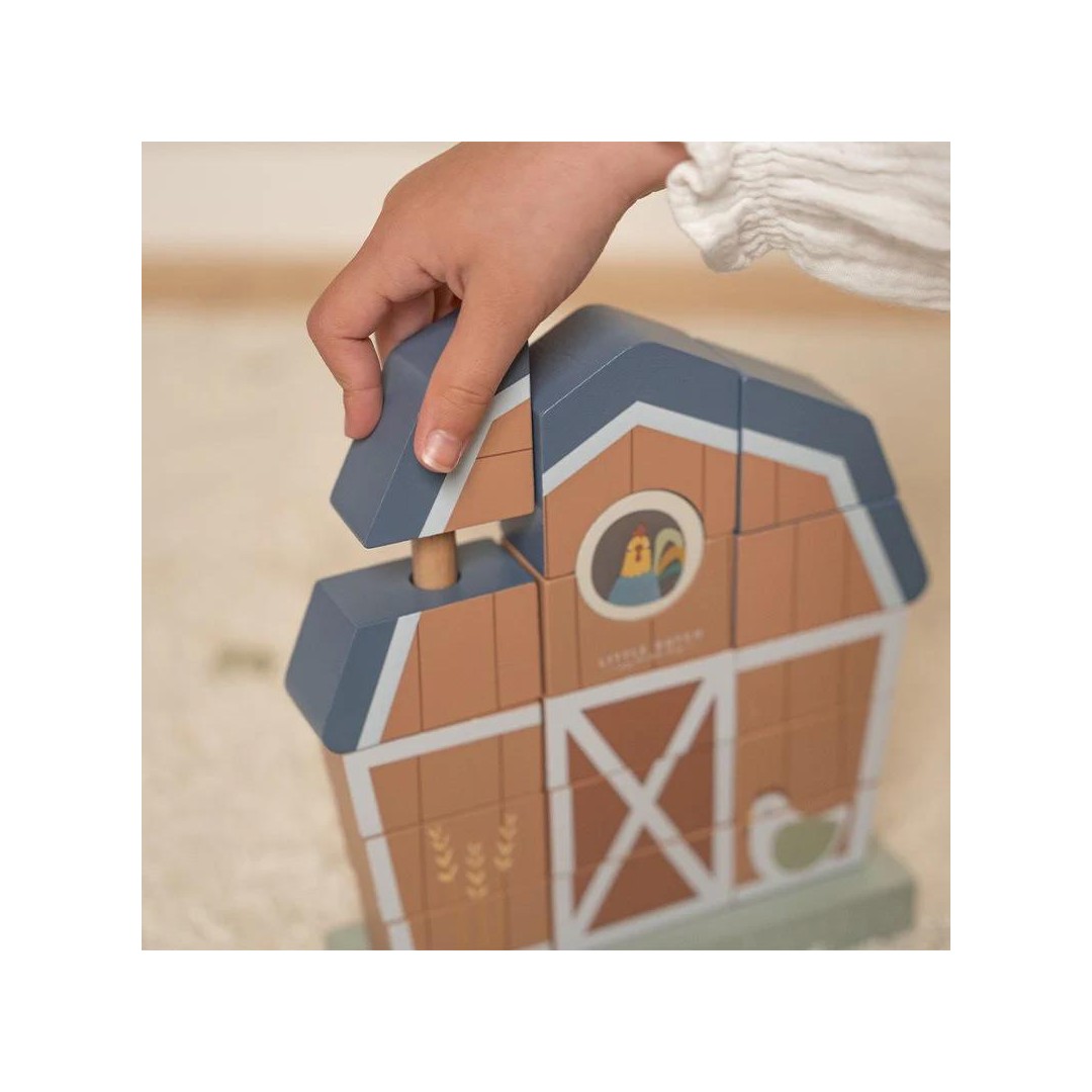 Stacking Block Farm - Little Farm - Little Dutch