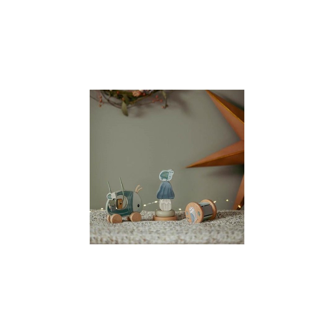 Set regalo in legno azzurro - Forest Friends - Little Dutch