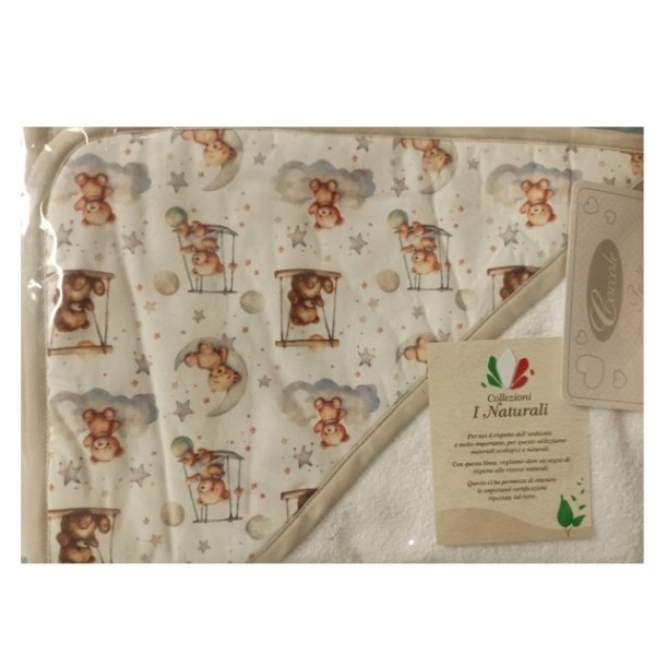 Asciugamano in spugna Orsi e Lune - Mondo Kids