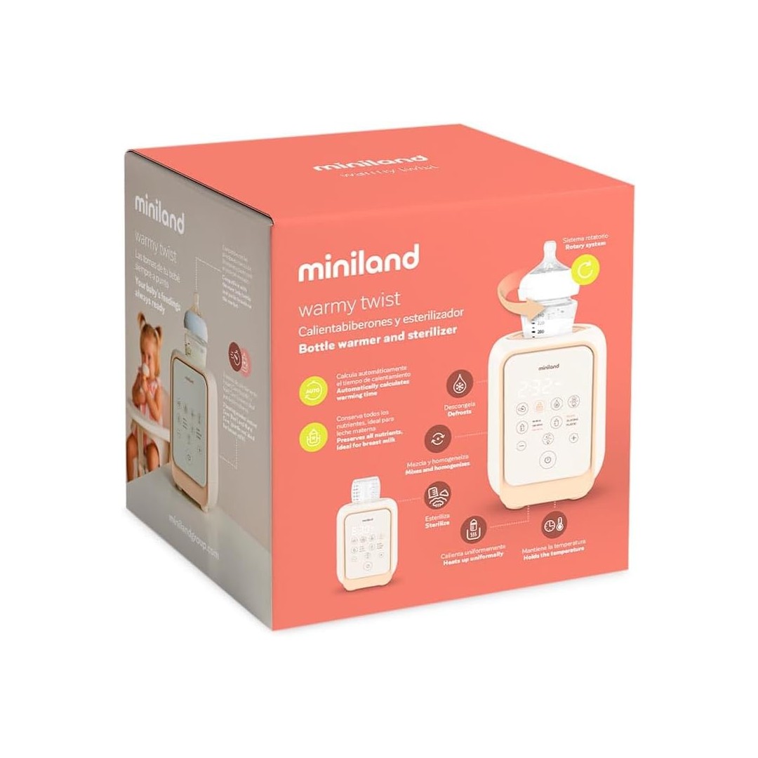 Warmy Twist 5-in-1 Baby Bottle Warmer & Sterilizer - Miniland