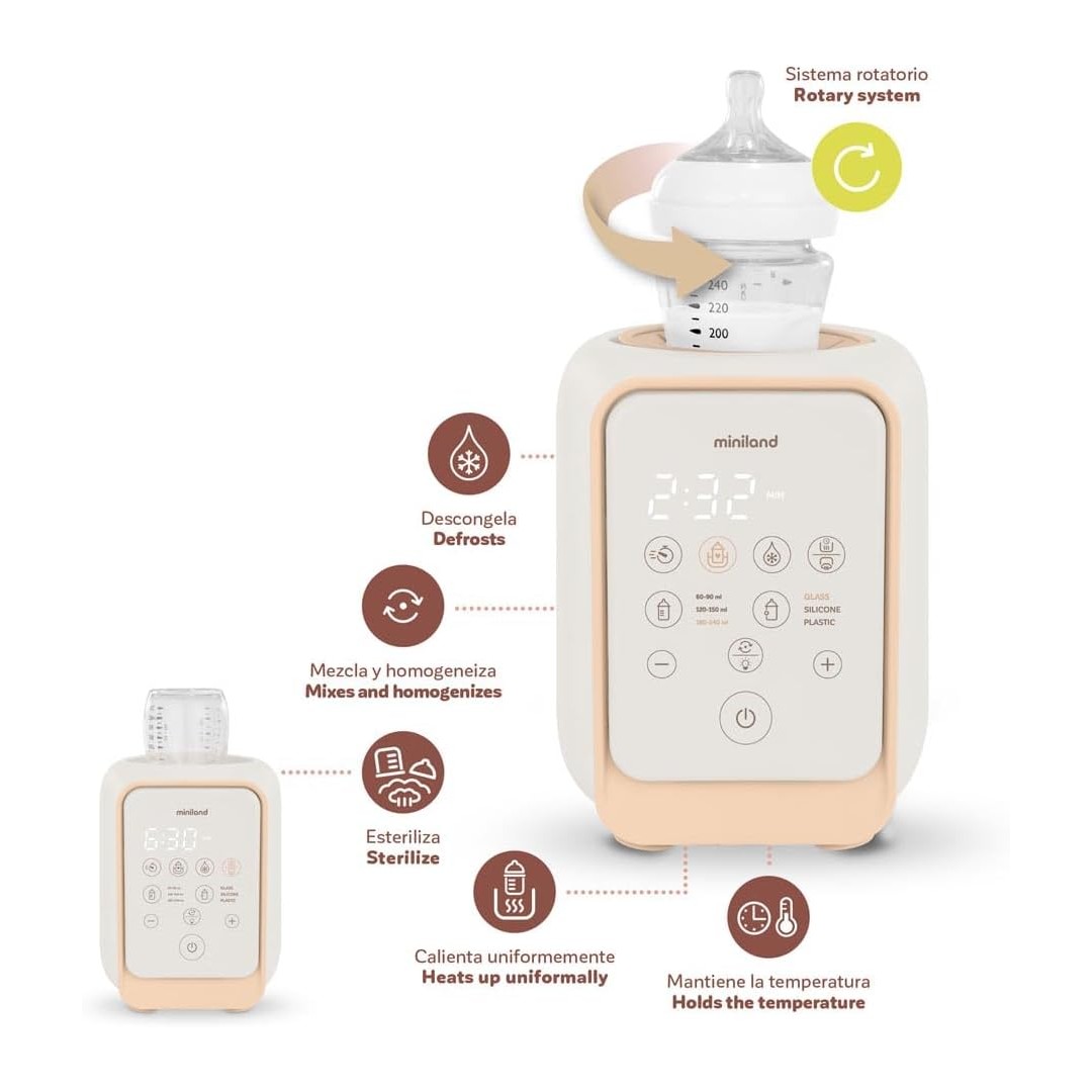 Warmy Twist 5-in-1 Baby Bottle Warmer & Sterilizer