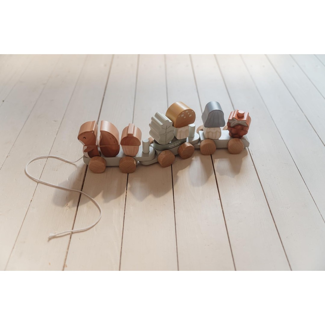 Stacking Train - Forest Friends - Little Dutch