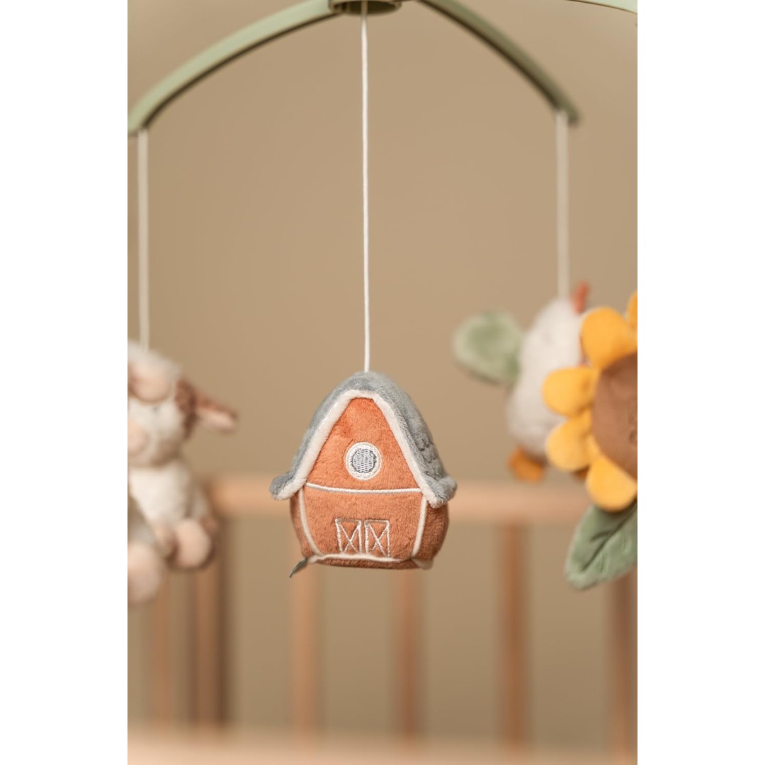 Giostrina Musicale per Neonati con Morbidi Peluches - Little Dutch