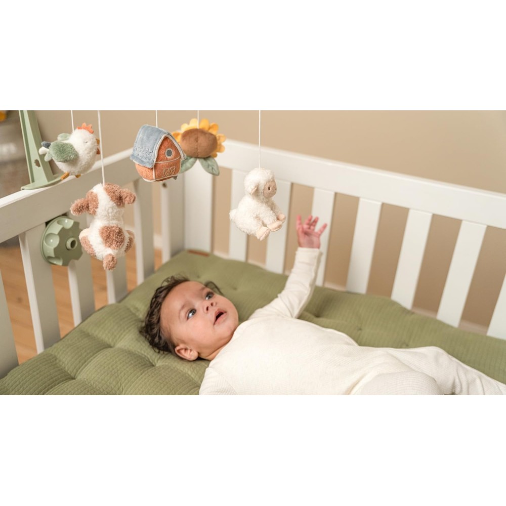 Musical Mobile for Babies with Soft Plush Toys – Little Dutch