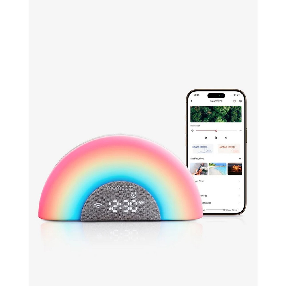 Macchina Rumore Bianco con Luce Notturna e Bluetooth - Momcozy