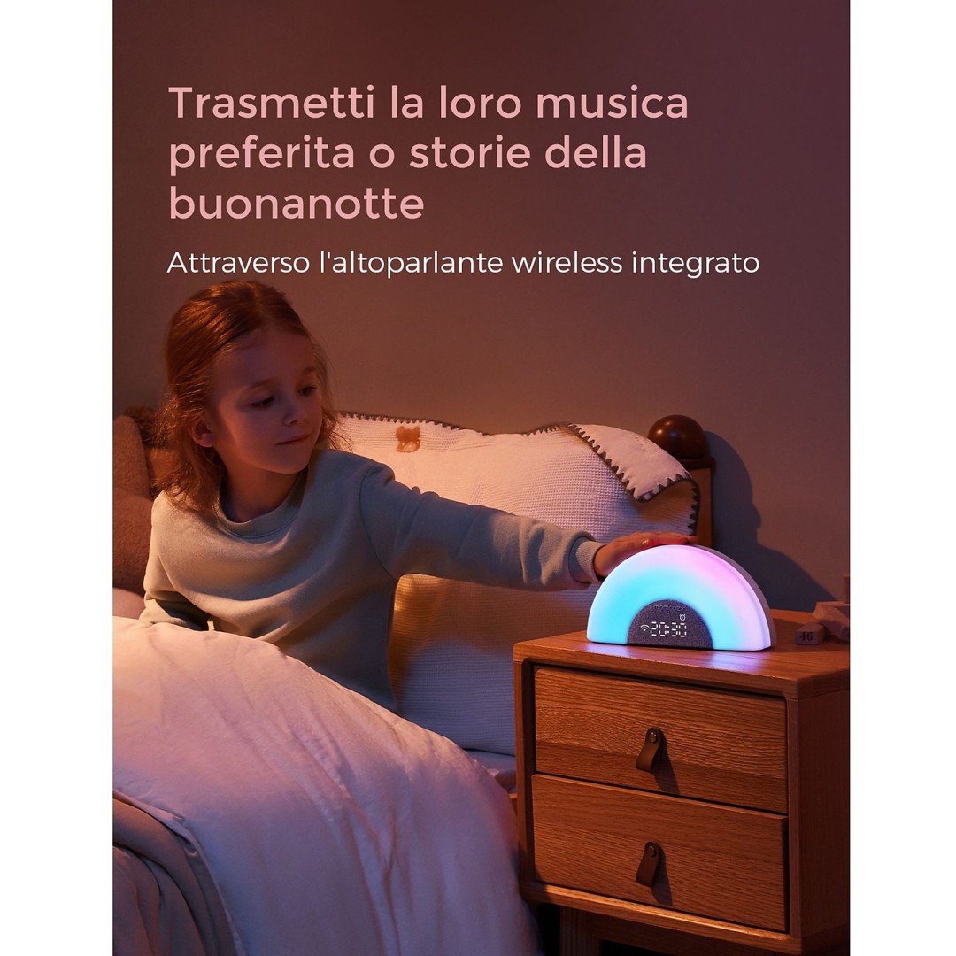 Macchina Rumore Bianco con Luce Notturna e Bluetooth - Momcozy