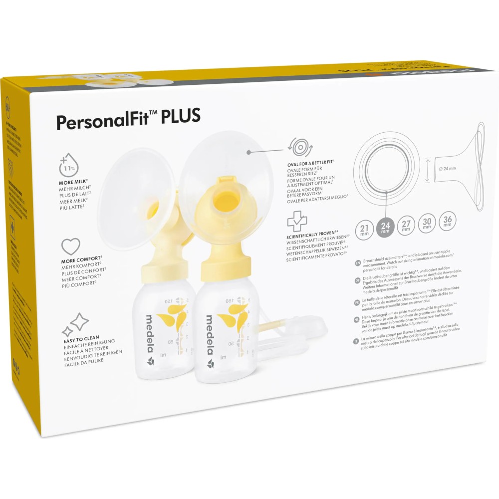 PersonalFit™ PLUS Double Pumping Set for Symphony Breast Pump 24 mm - Medela