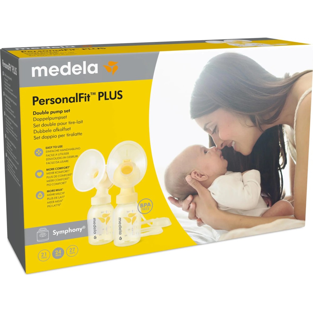 PersonalFit™ PLUS Double Pumping Set for Symphony Breast Pump 24 mm - Medela