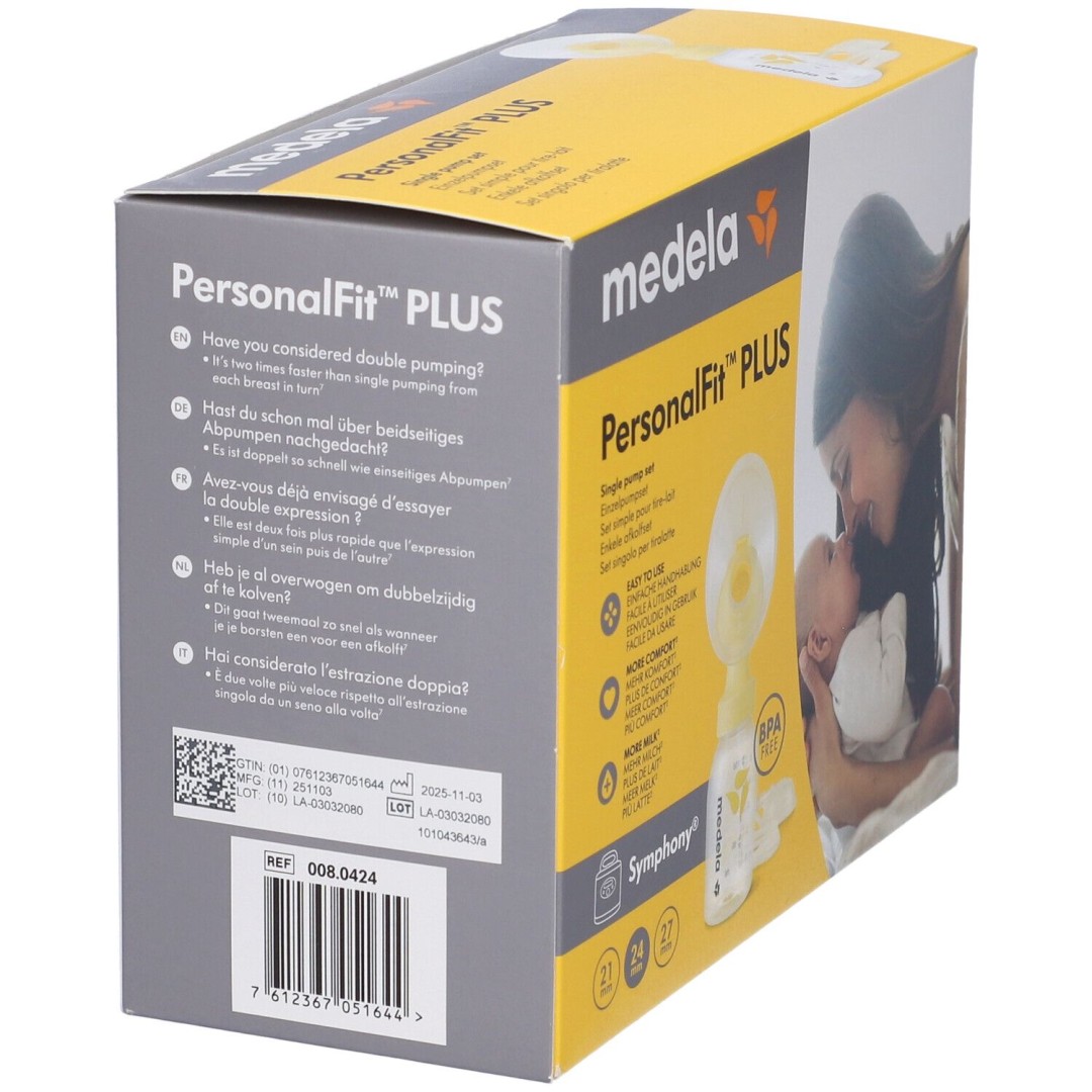 Set Singolo per Tiralatte Symphony PersonalFit™ PLUS 24 mm - Medela