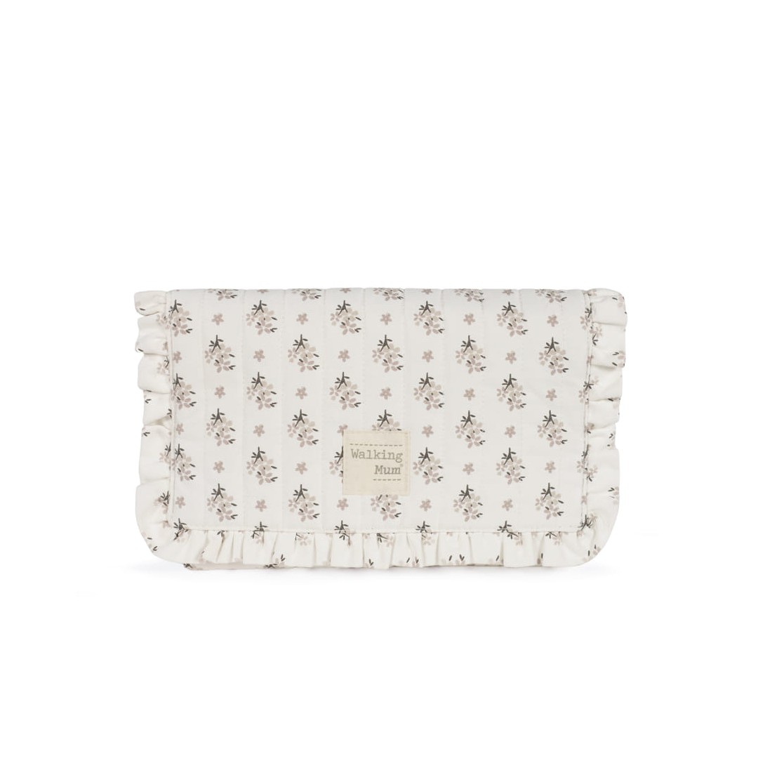 Fasciatoio portatile cambio pannolino botton Flowers - Walking Mum
