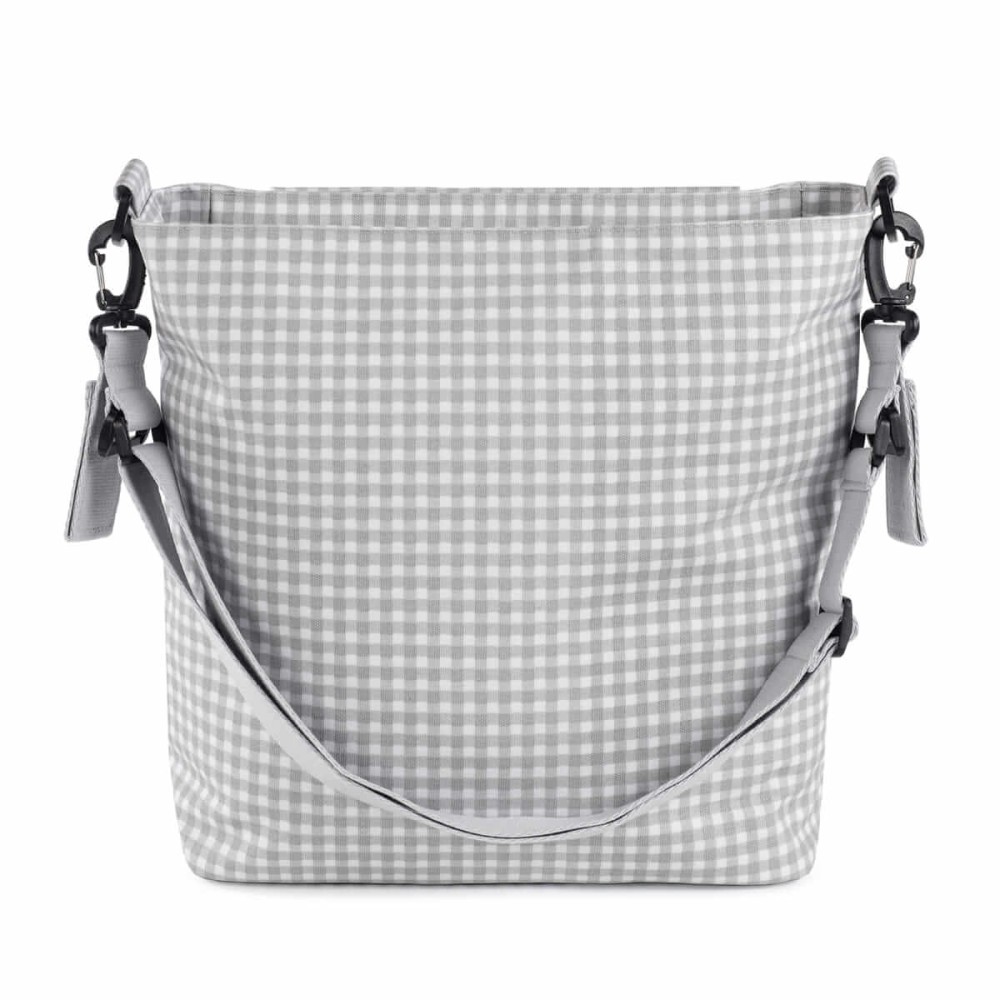 Borsa Fasciatoio Vichy Grigio - Walking Mum