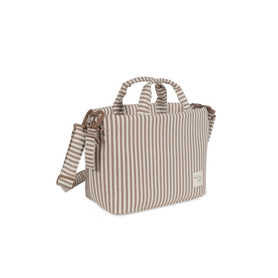 Strips moka changing bag  - Walking Mum
