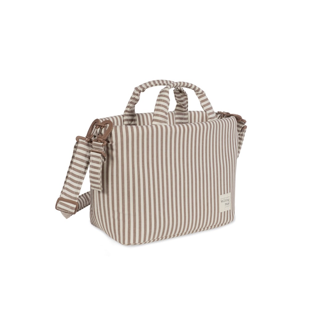 Strips moka changing bag  - Walking Mum