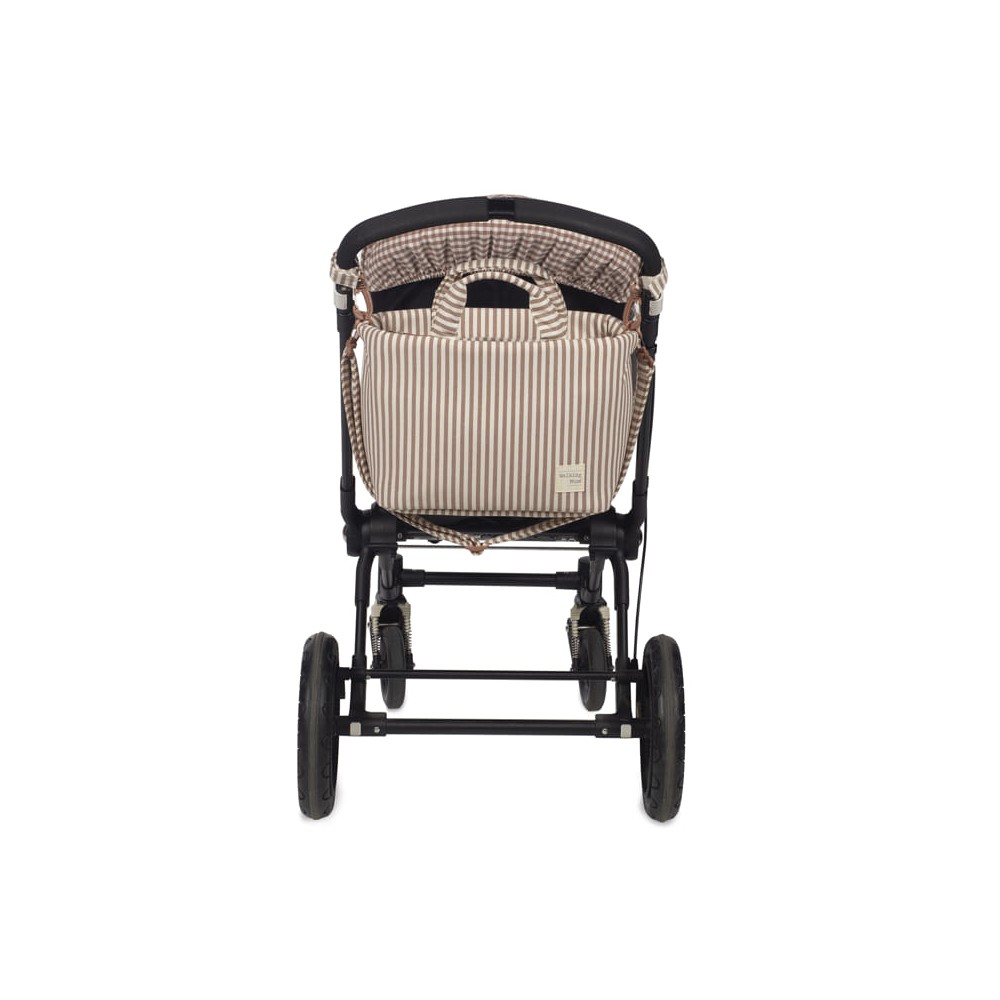 Strips moka changing bag  - Walking Mum