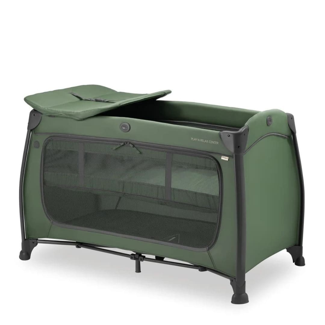 Lettino da viaggio Play N Relax Center Dark Green - Hauck