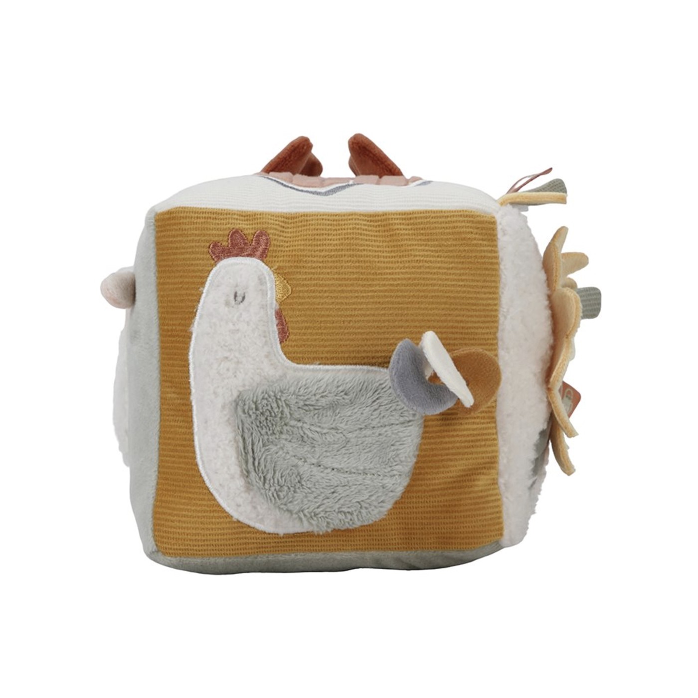 Soft Multi-Activity Sensory Cube for Babies - Little Dutch