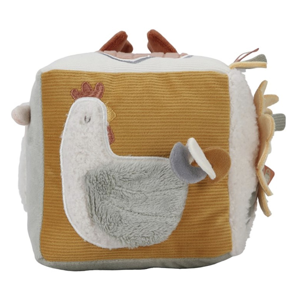 Soft Multi-Activity Sensory Cube for Babies - Little Dutch